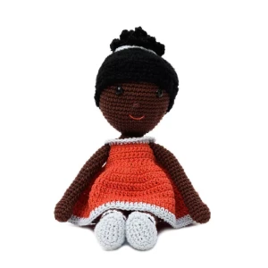 Boneca Dandara em amigurumi - Artesanato e Personalizados