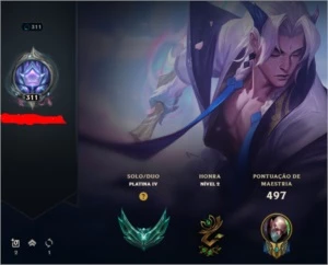 Conta LoL season 5, 133 skins - League of Legends