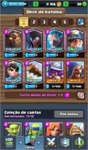 Conta clash royale arena 11 super barato
