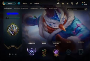 Conta Diamante 4 - League of Legends LOL