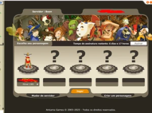 CRA lv 190 servidor BOUNE com cra 200 e panda 199 DRACONIROS - Dofus