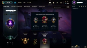CONTA LOL GOLD 2 - 13 skins - League of Legends