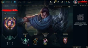Conta lol Platina Season 11 com 300 skins barata - League of Legends
