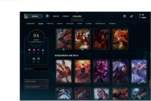 CONTA MTO BOA TROCO POR UMA COM ELISE VITORIOSA - League of Legends LOL