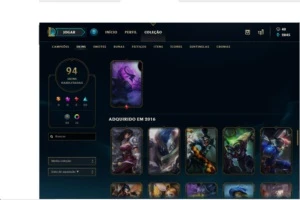 CONTA MTO BOA TROCO POR UMA COM ELISE VITORIOSA - League of Legends LOL