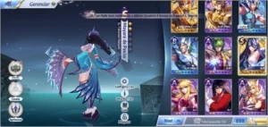 CONTA SAINT SEIYA AWAKENING, LVL45, 4 LV 80 SHAKA CLOTH SSA
