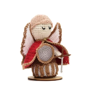 São Miguel Arcanjo em amigurumi - Artesanato e Personalizados