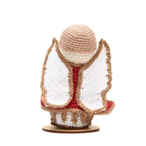 São Miguel Arcanjo em amigurumi - Artesanato e Personalizados