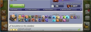 VILA CLASH OF CLANS - NOME PODE SER TROCADO
