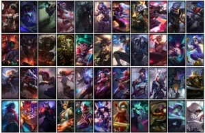 Conta bronze 2 com TODOS os champs, 165 Skins + 3000 RP - League of Legends LOL