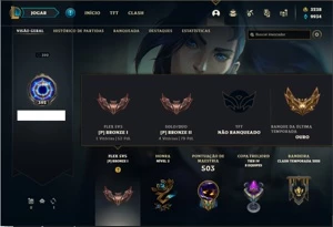 Conta bronze 2 com TODOS os champs, 165 Skins + 3000 RP - League of Legends LOL