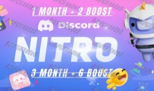  Discord Nitro Mensal + 2 boosts - Outros