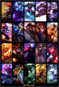 Conta lol 59 personagens 27 skins - League of Legends