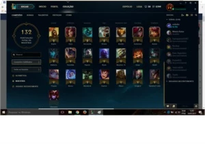 Conta lol 59 personagens 27 skins - League of Legends