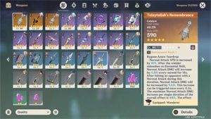CONTA AR 41 WANDERER & Bis + ITTO & BiS - Genshin Impact