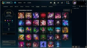 Conta TOP com 993 Skins - League of Legends LOL