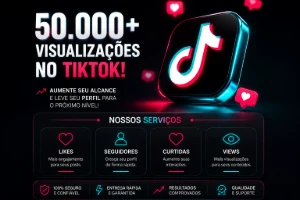 Super Promoçao ! - 50.000mil Views No TIK TOK + BRINDE - Redes Sociais