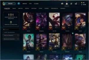 Vendo conta Platina IV MMR Alto - League of Legends LOL