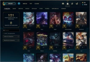Vendo conta Platina IV MMR Alto - League of Legends LOL