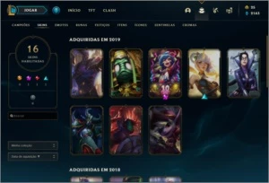 Vendo conta Platina IV MMR Alto - League of Legends LOL