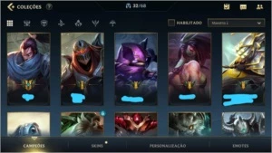 Conta LoL: Wild Rift esmeralda 1 (1 pontos) - League of Legends: Wild Rift LOL WR