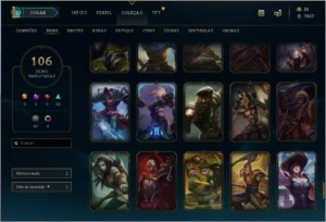 Conta LOL com Riven Campeonato da S2 e Rammus REI - League of Legends