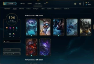 Conta LOL com Riven Campeonato da S2 e Rammus REI - League of Legends