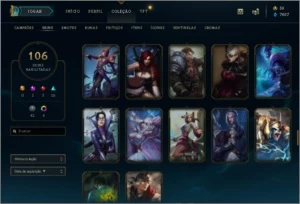 Conta LOL com Riven Campeonato da S2 e Rammus REI - League of Legends