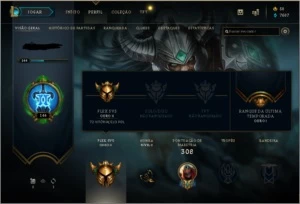 Conta LOL com Riven Campeonato da S2 e Rammus REI - League of Legends