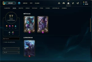 Conta Grão Mestre Solo/Duo - League of Legends LOL