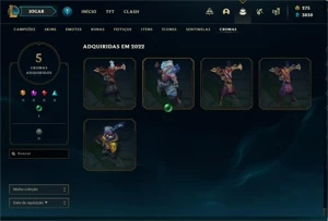 Conta Grão Mestre Solo/Duo - League of Legends LOL