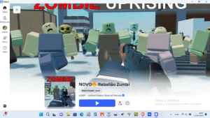 Conta De Roblox Rebelião Zumbi