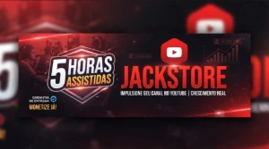 5 Horas Assistidas Youtube - Redes Sociais