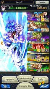 Dragon Ball Legends - UL Gogeta Blue e UL Broly