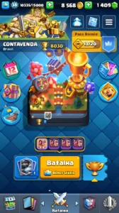 Conta Clash Royale -  8K Troféus | Torre 13 | 1.409 Gemas