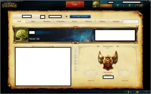 Conta Ouro 4 - 271 R$ em skins, 43 champs, Sivir Vitoriosa - League of Legends LOL