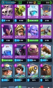 CONTA LEVEL 9 ARENA 10 MUITAS LENDARIAS E CARTAS BEM UPADAS - Clash Royale