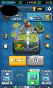 CONTA LEVEL 9 ARENA 10 MUITAS LENDARIAS E CARTAS BEM UPADAS - Clash Royale