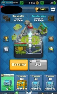 CONTA LEVEL 10 ARENA 10 CARTAS BEM UPADAS E LENDARIAS - Clash Royale
