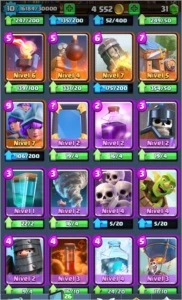 CONTA LEVEL 10 ARENA 10 CARTAS BEM UPADAS E LENDARIAS - Clash Royale