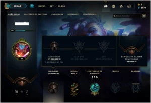 Conta bronze 3 com 24 skins - League of Legends LOL