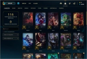 Conta bronze 3 com 24 skins - League of Legends LOL