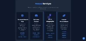Landing Page para Comunidades e Serviços de Programação