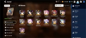 Epic Seven conta rank 67 9ml5 e limitados - Outros