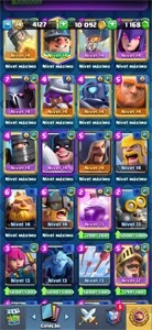 conta clash royale lvl 14