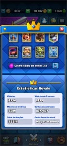 conta clash royale lvl 14
