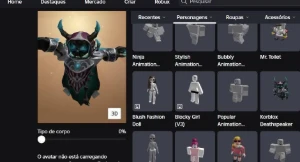 Venda conta roblox feminina