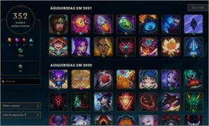 CONTA MESTRE/CHALLENGER FLEX 240 SKIN TODOS CAMPEAO +30k EA - League of Legends LOL