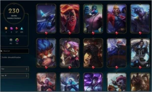 CONTA MESTRE/CHALLENGER FLEX 240 SKIN TODOS CAMPEAO +30k EA - League of Legends LOL
