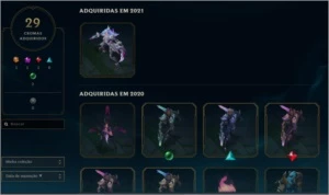 CONTA MESTRE/CHALLENGER FLEX 240 SKIN TODOS CAMPEAO +30k EA - League of Legends LOL